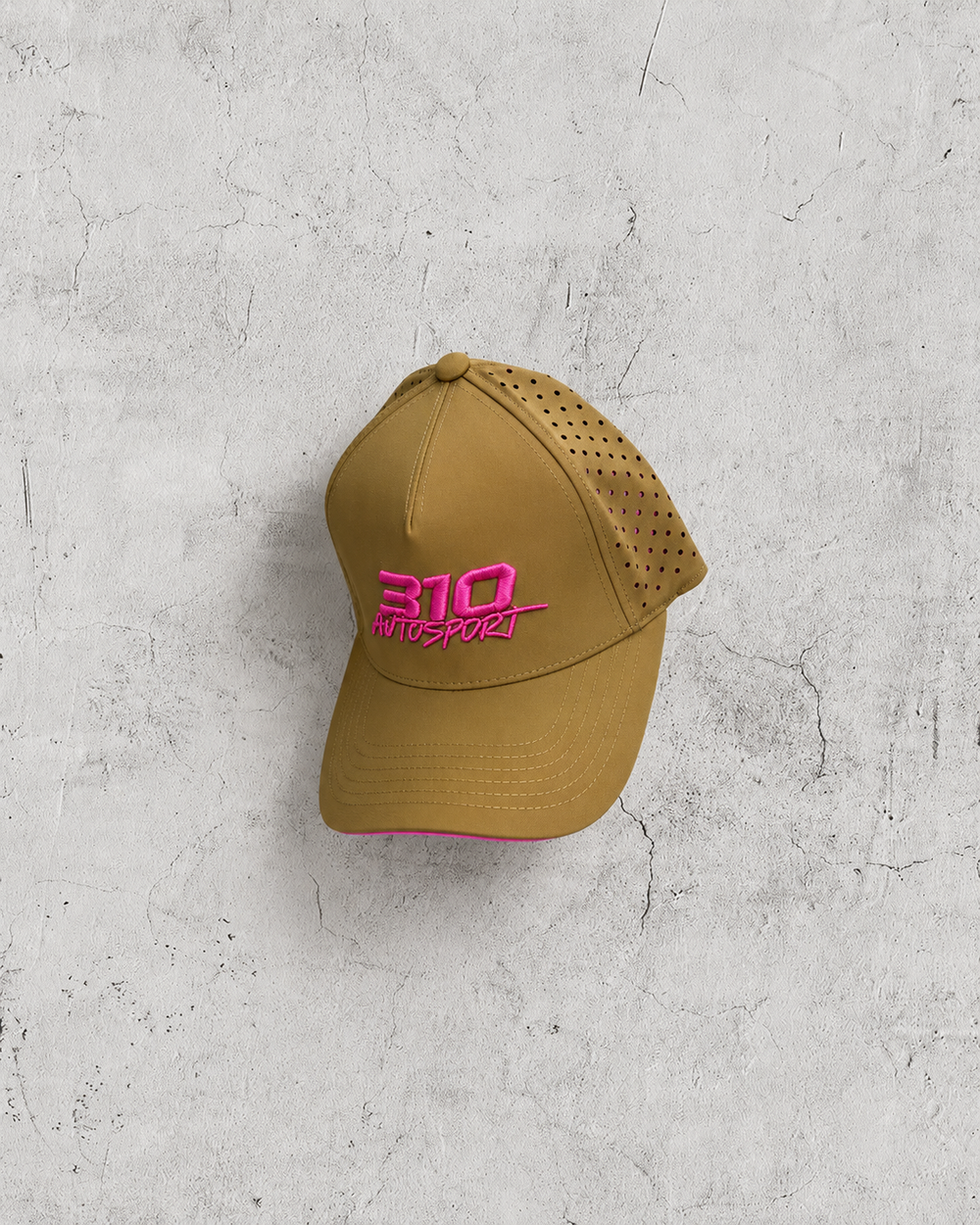 310 A-Frame Hat — Brown/Pink