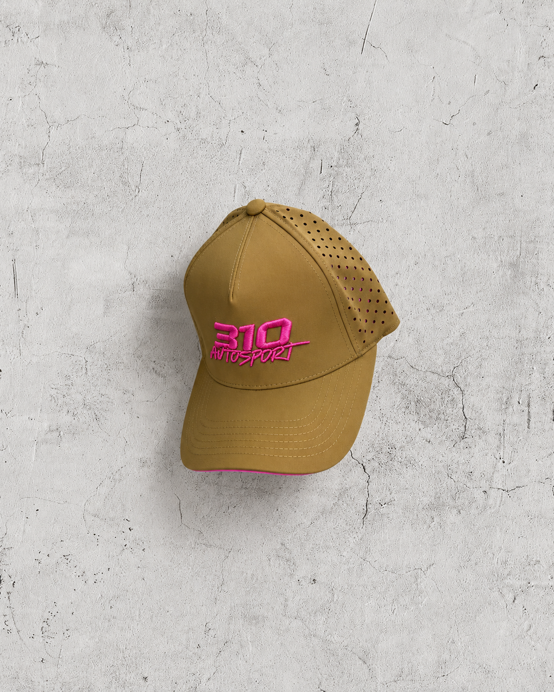 310 A-Frame Hat — Brown/Pink
